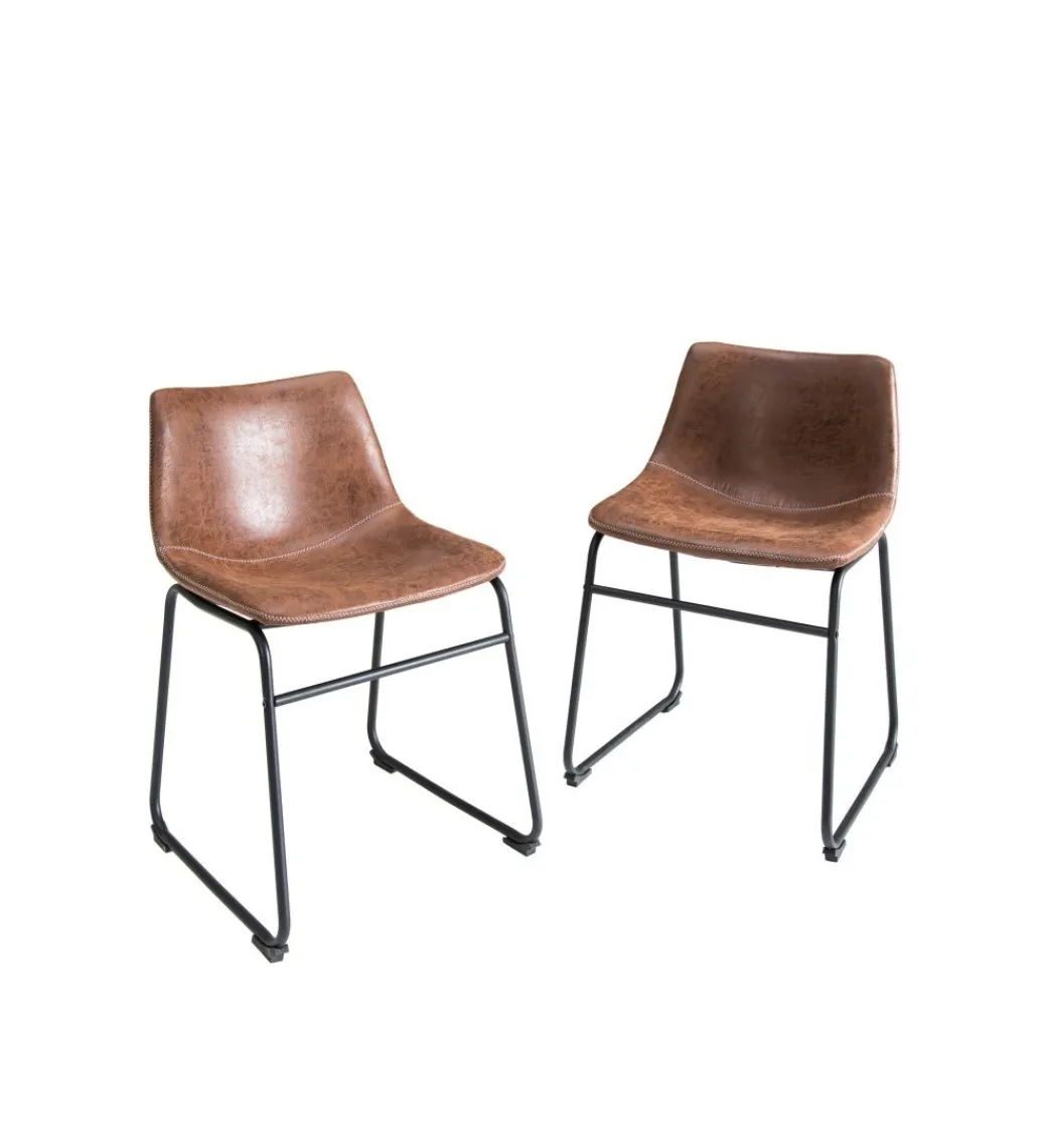Krzesło Django Vintage brązowe*Invicta Interior