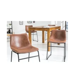 Krzesło Django Vintage brązowe*Invicta Interior