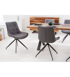 Krzesło DOLOMIT jasnoszare*Invicta Interior New