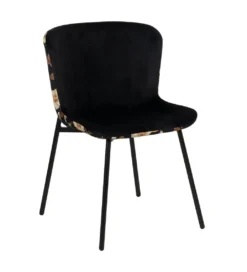 Krzesło DRABOS Kwiaty Czarne*Zona-Design