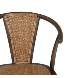 Krzesło DUROS czekoladowe ratan drewno buk*Zona-Design Online