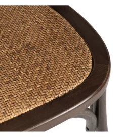 Krzesło DUROS czekoladowe ratan drewno buk*Zona-Design Online