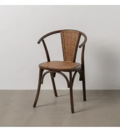 Krzesło DUROS czekoladowe ratan drewno buk*Zona-Design Online