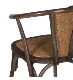 Krzesło DUROS czekoladowe ratan drewno buk*Zona-Design Online