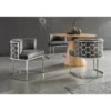 Krzesło ELEGANCE welwet szary srebrne nogi*Invicta Interior - przedsprzedaż Online