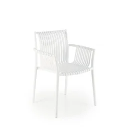 Krzesło ELIAN z podłokietnikami białe*Halmar New