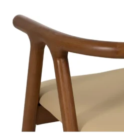 Krzesło EMYLY 76 cm kremowo brązowy*Zona-Design Outlet