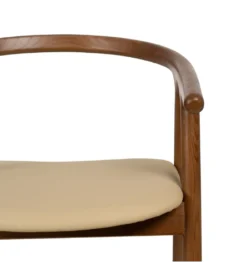 Krzesło EMYLY 76 cm kremowo brązowy*Zona-Design Outlet