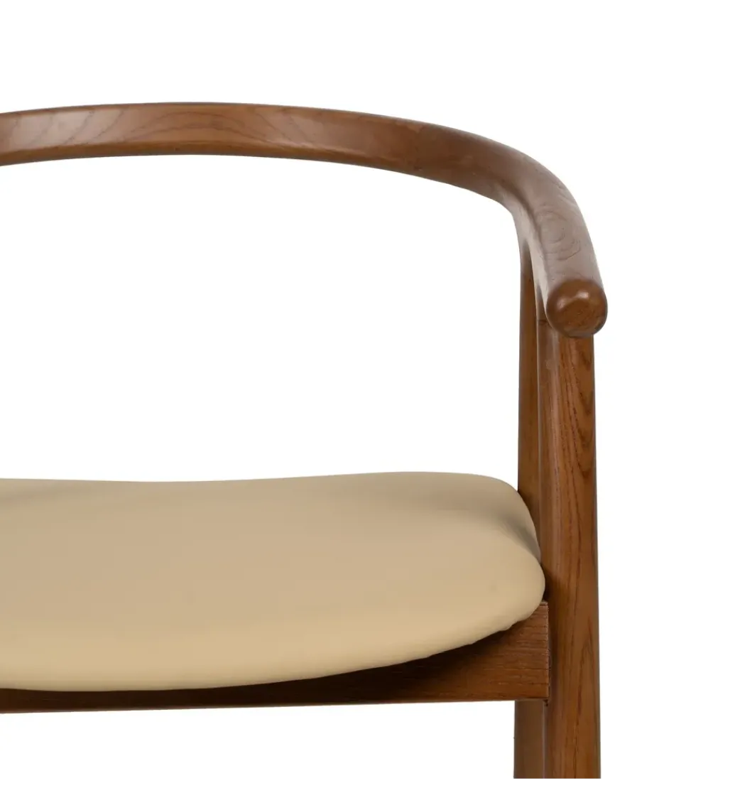 Krzesło EMYLY 76 cm kremowo brązowy*Zona-Design Outlet