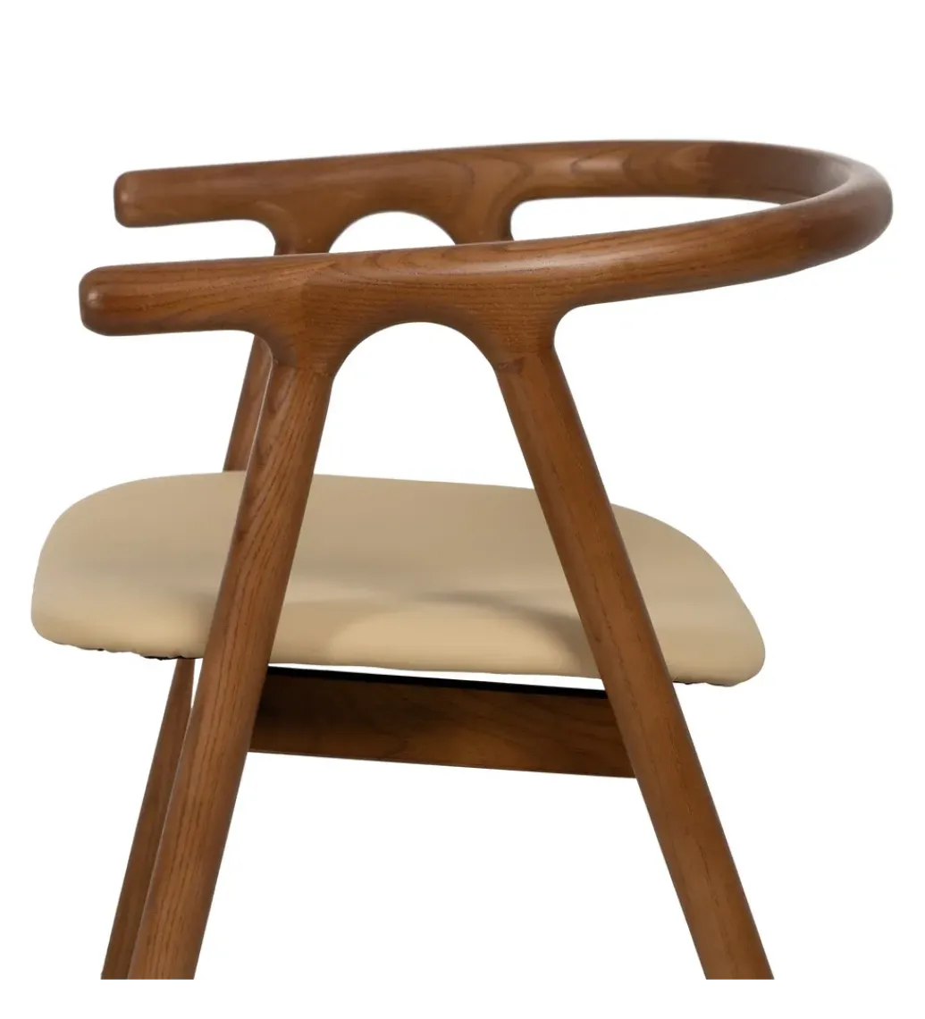 Krzesło EMYLY 76 cm kremowo brązowy*Zona-Design Outlet