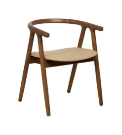 Krzesło EMYLY 76 cm kremowo brązowy*Zona-Design Outlet