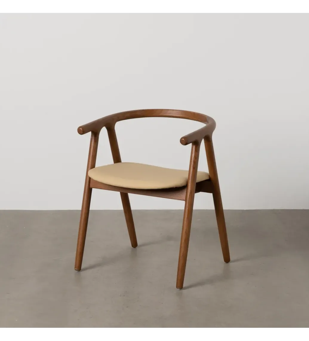 Krzesło EMYLY 76 cm kremowo brązowy*Zona-Design Outlet
