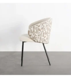 Krzesło ESTAMPADO 74 cm biało beżowe*Zona-Design Clearance