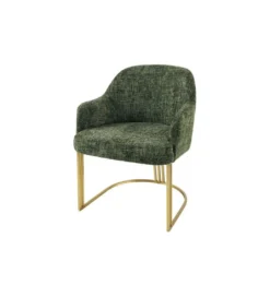 Krzesło EXTRAVAGANCIA tapicerowane zielony*Invicta Interior Discount