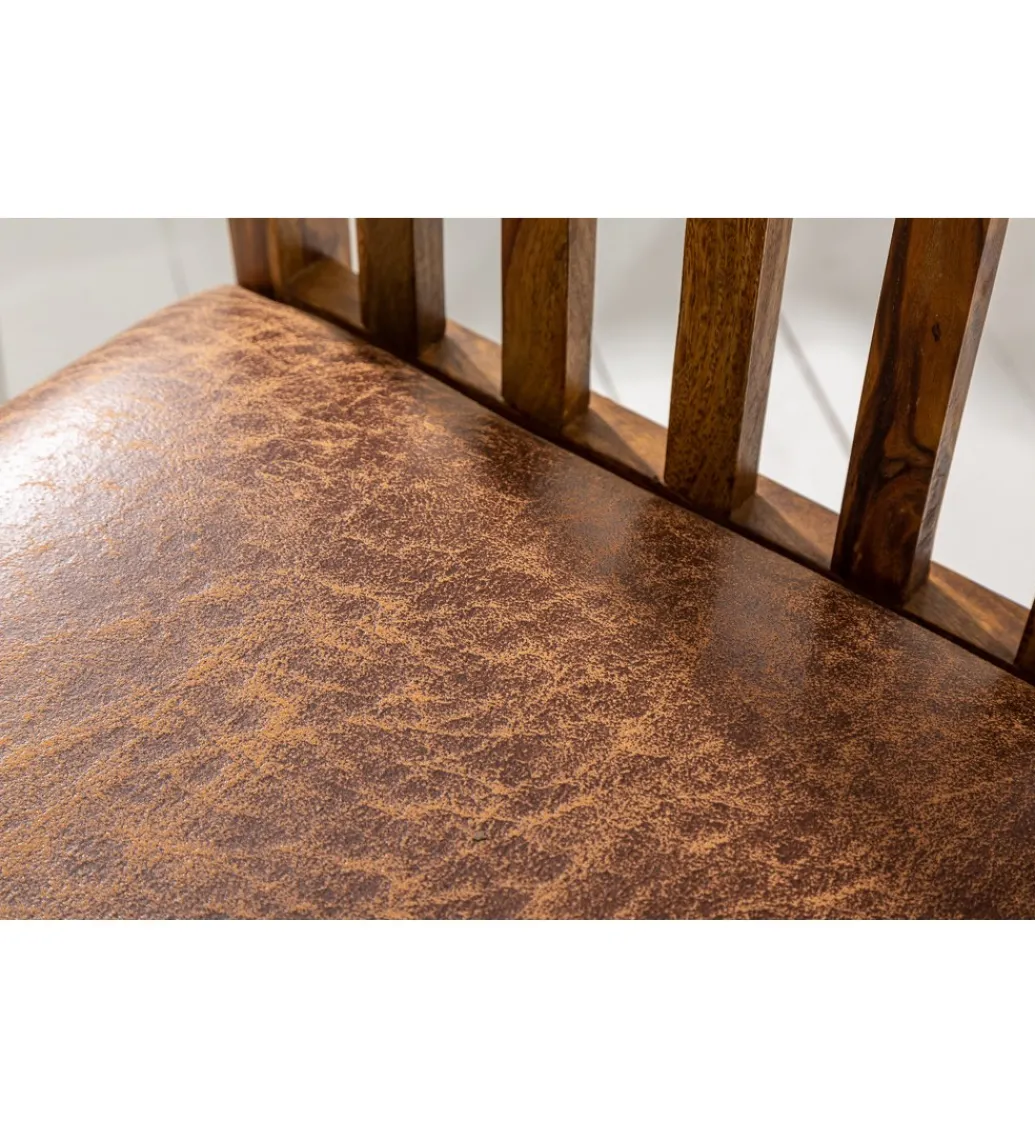 Krzesło Finice Newark Makassar drewno sheesham*Invicta Interior - przedsprzedaż New