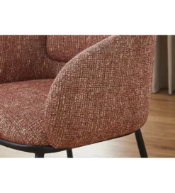 Krzesło FLORENZ ciemny czerwony*Invicta Interior New