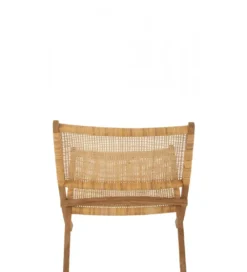 Krzesło FOLDE 78 cm drewno teak rattan*J-Line Discount