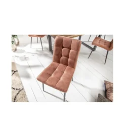 Krzesło GASPAR brązowe*Invicta Interior Outlet