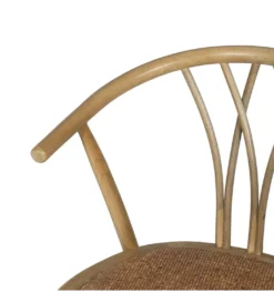Krzesło GEKORI brązowe ratan drewno buk*Zona-Design Best