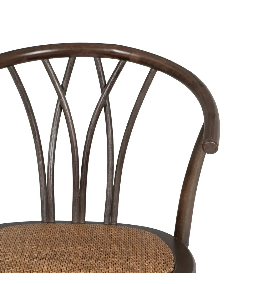 Krzesło GEKORI czekoladowe ratan drewno buk*Zona-Design Discount