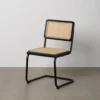 Krzesło GIVM czarne ratan drewno kauczuk*Zona-Design Discount