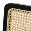 Krzesło GIVM z podłokietnikami czarne ratan drewno kauczuk*Zona-Design Discount
