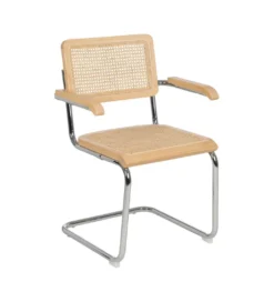 Krzesło GIVM z podłokietnikami naturalne ratan drewno kauczuk*Zona-Design Discount