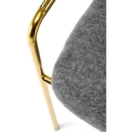 Krzesło GIZEL z podłokietnikami szare*Halmar Sale