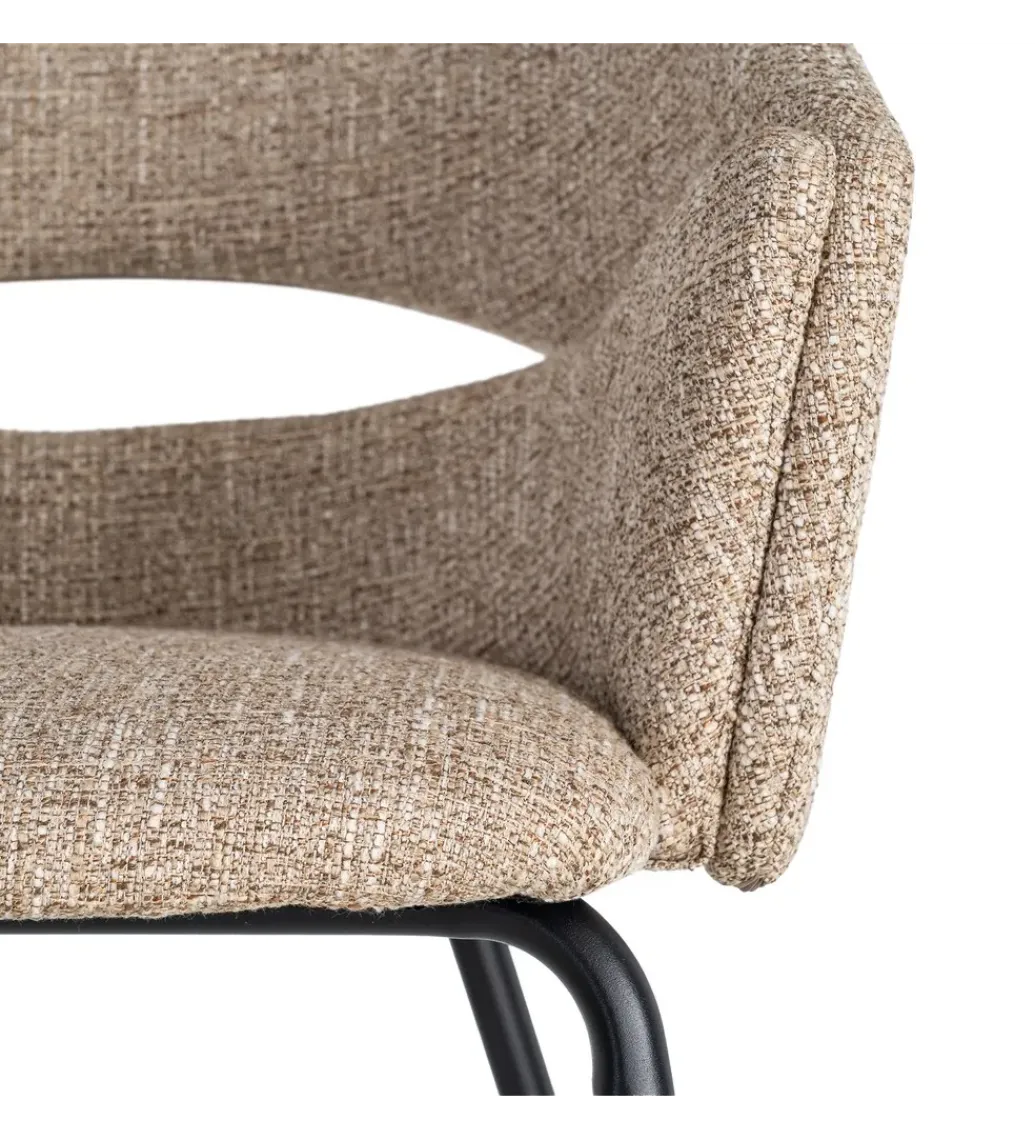 Krzesło HANAREO 82 cm taupe*Zona-Design New