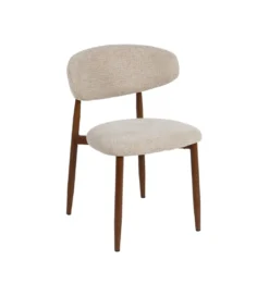Krzesło HYUN tapicerowane brązowe*Zona-Design Best