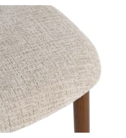 Krzesło HYUN tapicerowane brązowe*Zona-Design Best