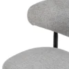 Krzesło HYUN tapicerowane czarne*Zona-Design New