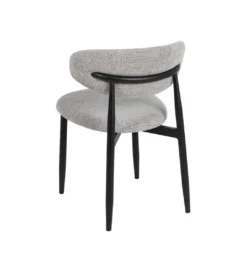 Krzesło HYUN tapicerowane czarne*Zona-Design New