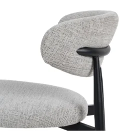 Krzesło HYUN tapicerowane czarne*Zona-Design New