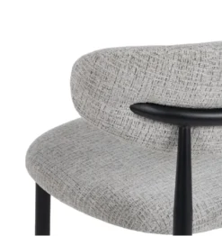 Krzesło HYUN tapicerowane czarne*Zona-Design New