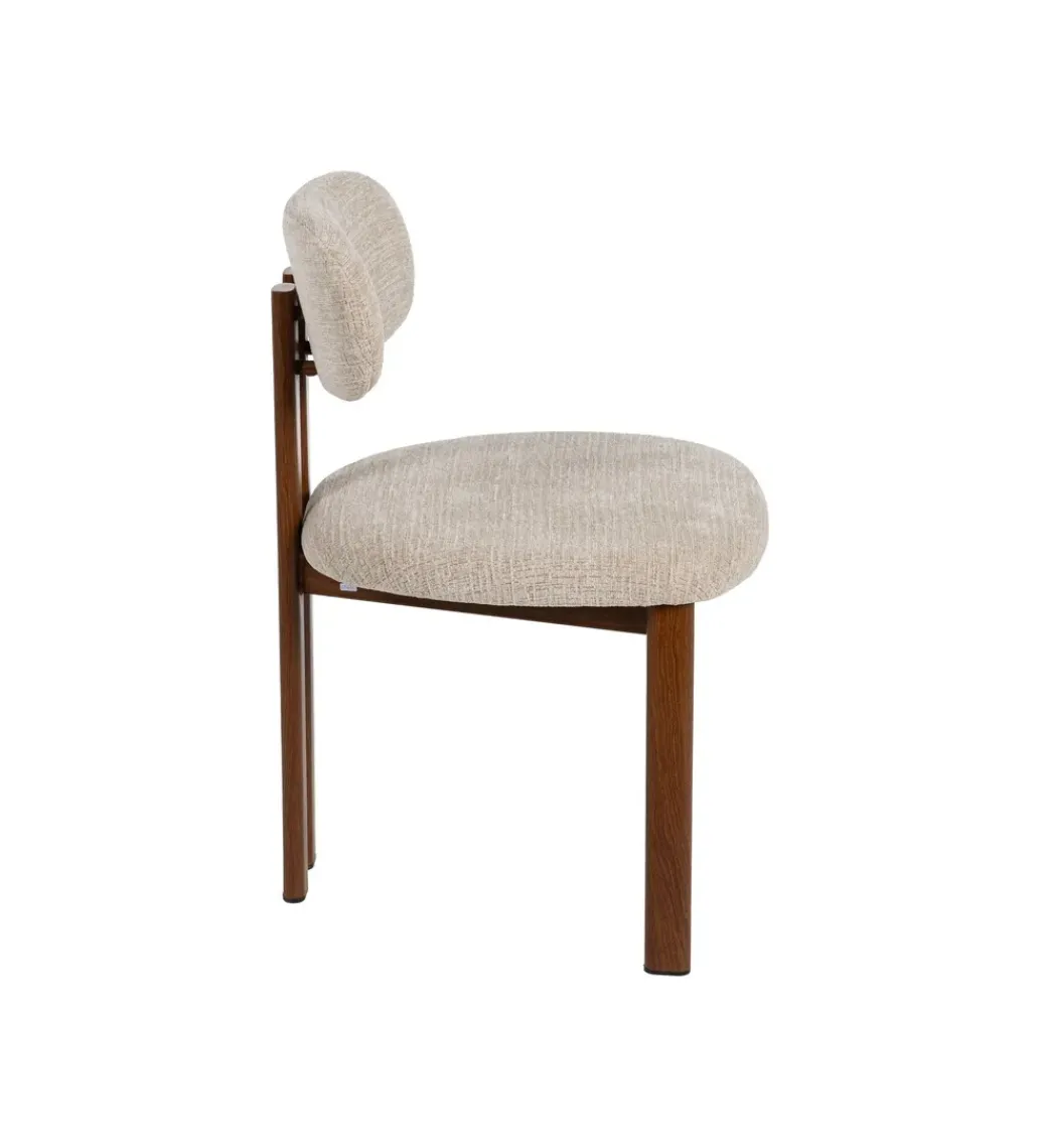 Krzesło JUGO tapicerowane brązowe*Zona-Design Online