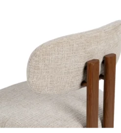 Krzesło JUGO tapicerowane brązowe*Zona-Design Online