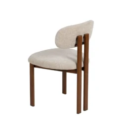 Krzesło JUGO tapicerowane brązowe*Zona-Design Online