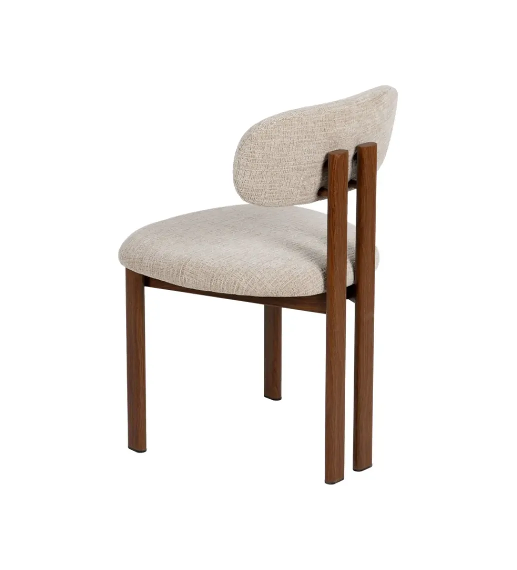 Krzesło JUGO tapicerowane brązowe*Zona-Design Online