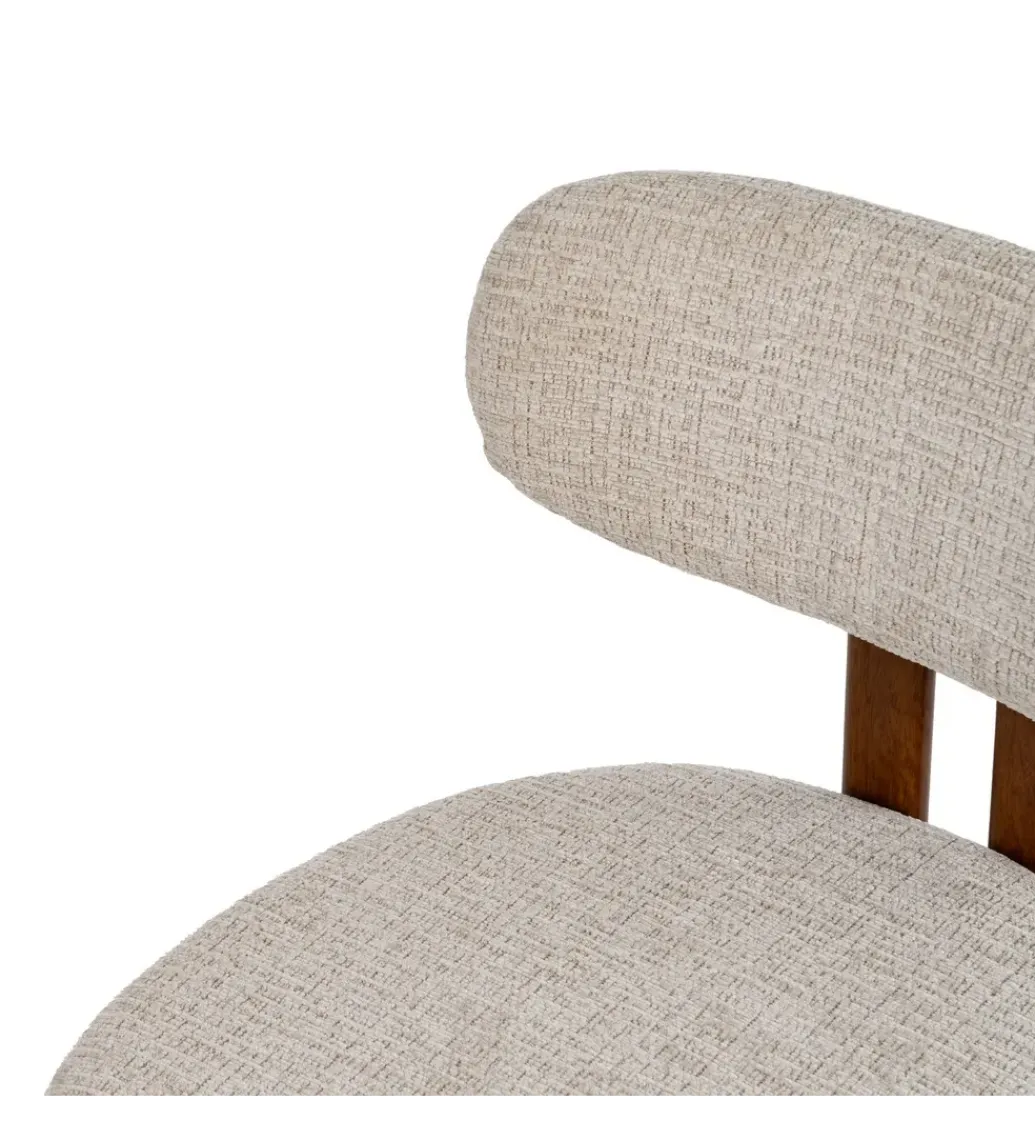 Krzesło JUGO tapicerowane brązowe*Zona-Design Online