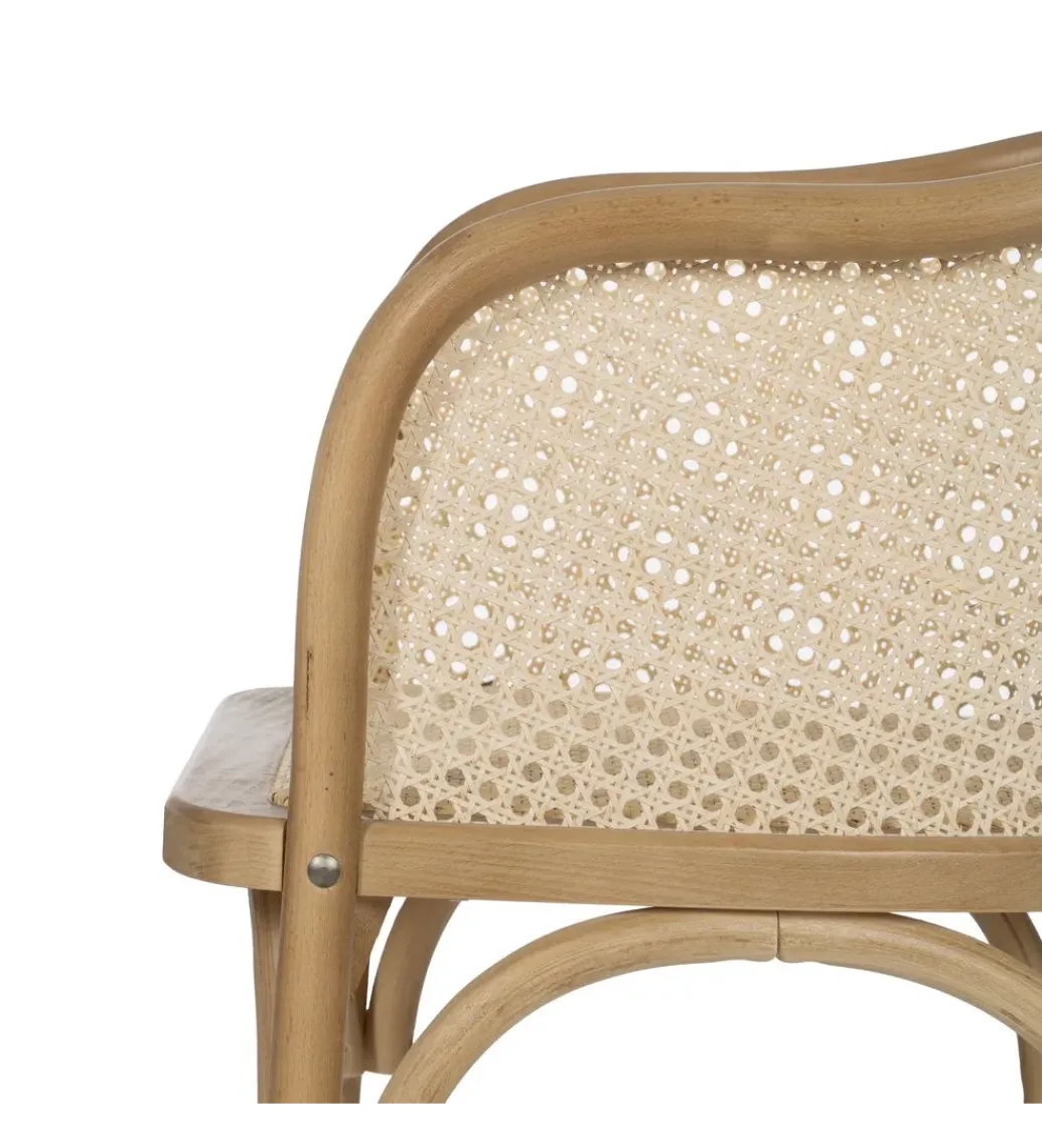 Krzesło JYNKO naturalny ratan drewno wiązu*Zona-Design