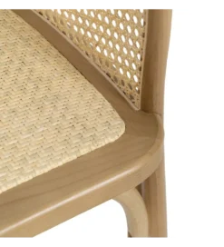Krzesło JYNKO naturalny ratan drewno wiązu*Zona-Design