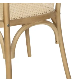 Krzesło JYNKO naturalny ratan drewno wiązu*Zona-Design