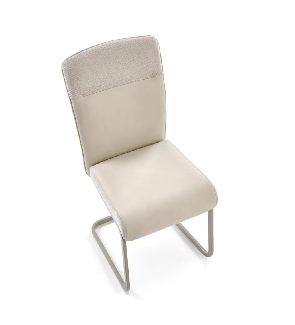 Krzesło K584 100 cm beżowe kaszmirowe*Halmar Outlet