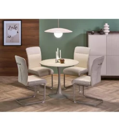 Krzesło K584 100 cm beżowe kaszmirowe*Halmar Outlet