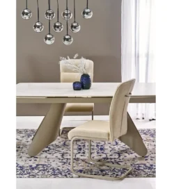 Krzesło K584 100 cm beżowe kaszmirowe*Halmar Outlet