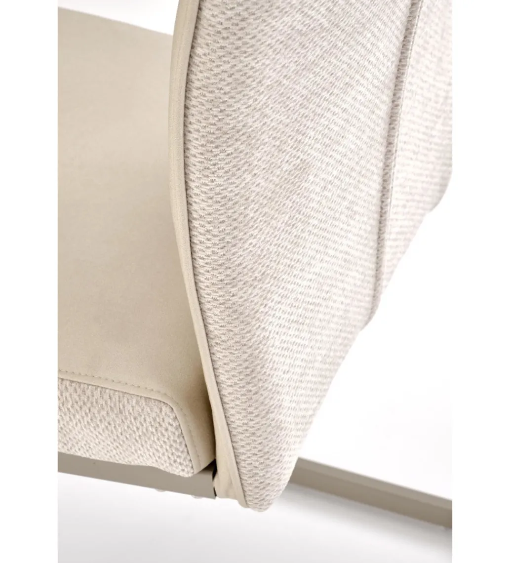 Krzesło K584 100 cm beżowe kaszmirowe*Halmar Outlet