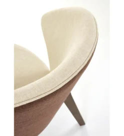 Krzesło K583 81 cm beżowe orzechowe*Halmar Hot