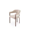 Krzesło K616 80 cm beżowe orzechowe*Halmar Discount