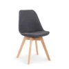 Krzesło K303 83 cm ciemne popielate*Halmar Sale